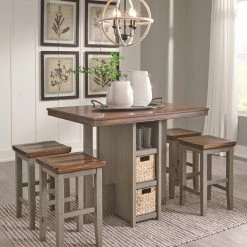 Ashley Furniture Dining Room Sets Lettner - Gray/brown - Rect Drm Counter Tbl Set(5/cn) 21 Ashley Furniture Dining Room Sets Lettner - Gray/brown - Rect Drm Counter Tbl Set(5/cn)