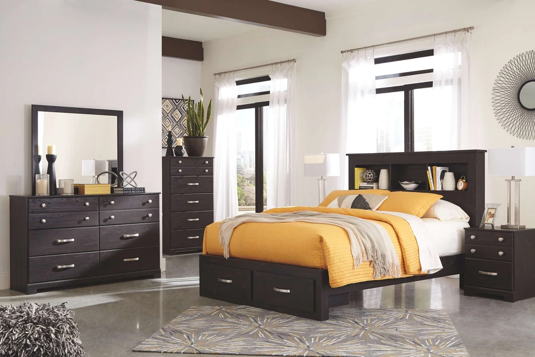 Signature Design By Ashley® Reylow - Dark Ultimate Best In Class Bookcase Bed 5 Signature Design By Ashley® Reylow - Dark Ultimate Best In Class Bookcase Bed