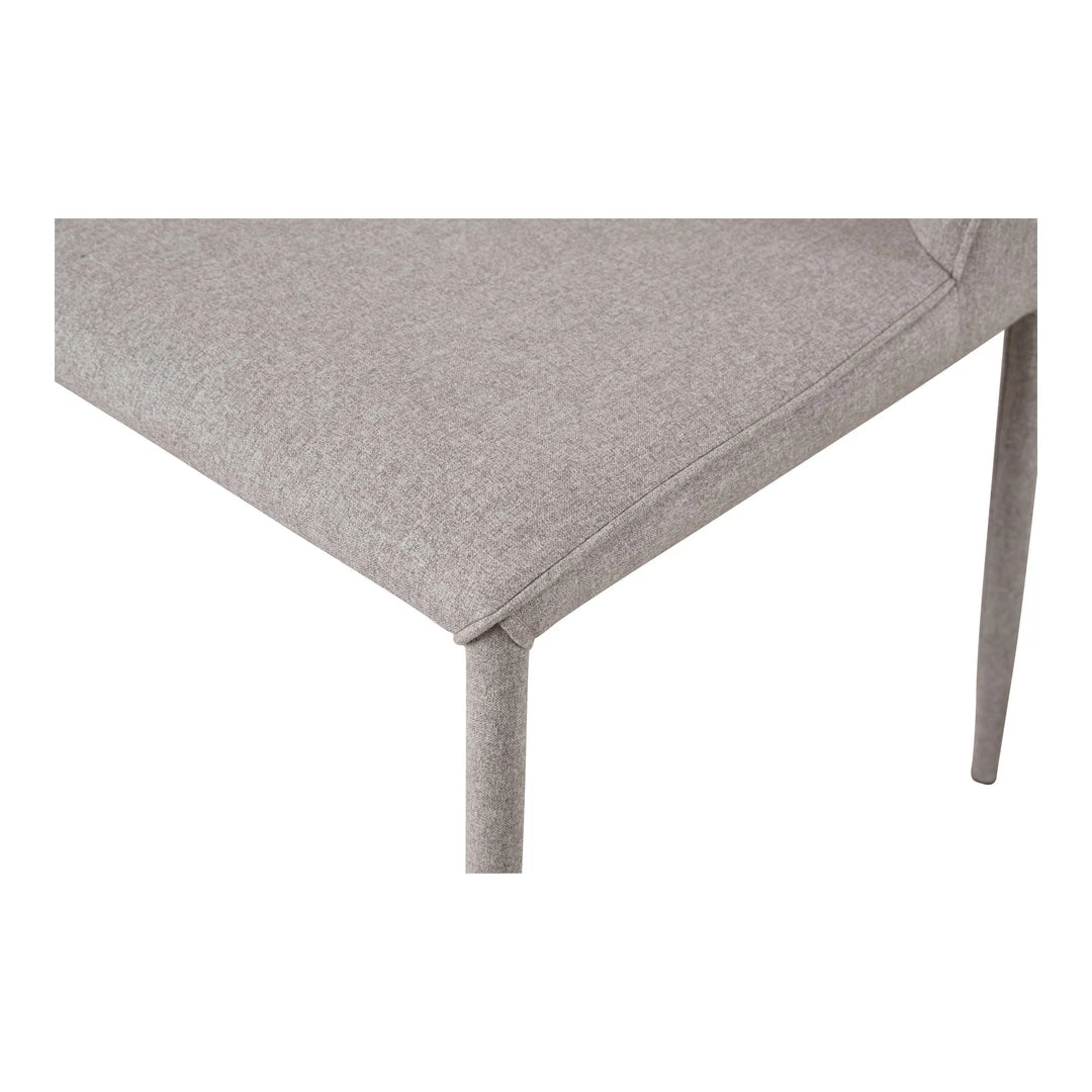 Moe's Home Collection Chairs Nora Fabric Dining Chair Light Grey-m2 4 Moe's Home Collection Chairs Nora Fabric Dining Chair Light Grey-m2