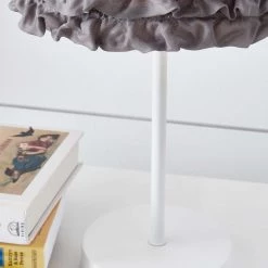 Ashley Furniture Accessories Mirette - Gray/white - Metal Table Lamp (1/cn)