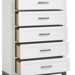 Ashley Furniture Brynburg - White - Five Drawer Chest Chests