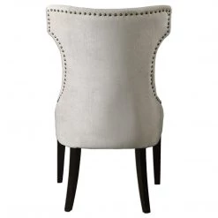 Uttermost Arlette Tufted Wing Chair 13 Uttermost Arlette Tufted Wing Chair