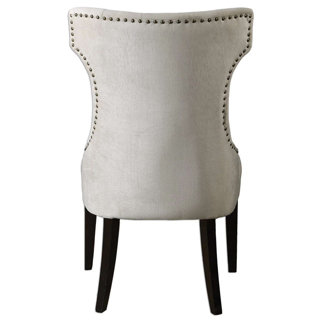 Uttermost Arlette Tufted Wing Chair 8 Uttermost Arlette Tufted Wing Chair