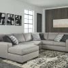 Benchcraft® Sectionals Marsing Nuvella - Sleeper Sectional With Chaise