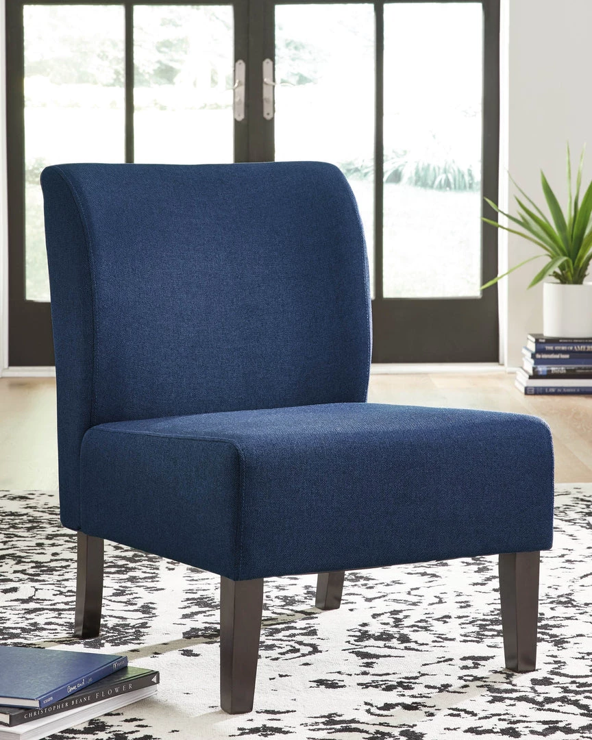 Ashley Furniture Triptis - Navy - Accent Chair 5 Ashley Furniture Triptis - Navy - Accent Chair