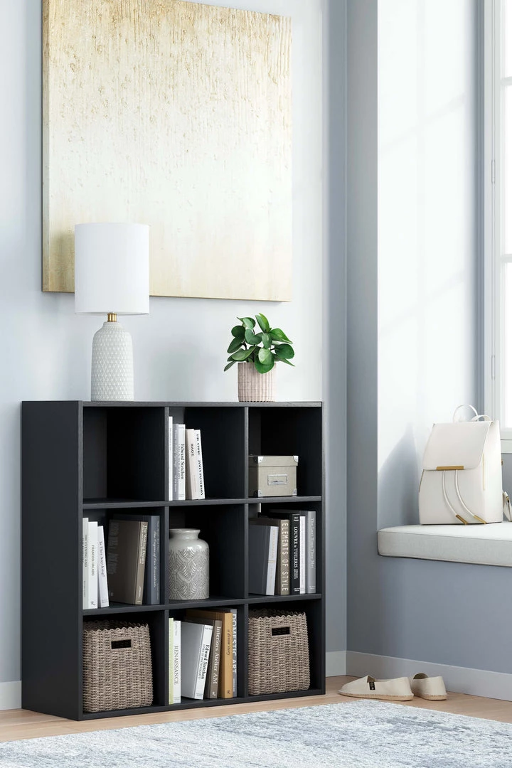 Ashley Furniture Langdrew - Black - Nine Cube Organizer Accessories 8 Ashley Furniture Langdrew - Black - Nine Cube Organizer Accessories