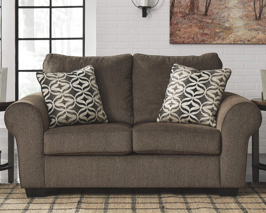 Ashley Furniture Loveseats Nesso - Walnut - Loveseat 10 Ashley Furniture Loveseats Nesso - Walnut - Loveseat