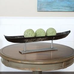 Table Decor Uttermost River Boat Sculpture