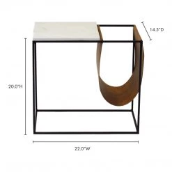 Moe's Home Collection Cave Magazine Rack Tables