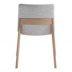 Moe's Home Collection Chairs Deco Oak Dining Chair Light Grey-m2