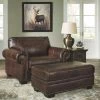 Signature Design By Ashley® Roleson - Walnut - 2 Pc. - Chair And A Half With Ottoman