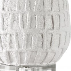 Uttermost Caelina Textured White Table Lamp
