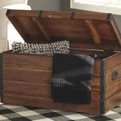Ashley Furniture Kettleby - Brown - Storage Trunk