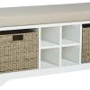 Ashley Furniture Dowdy - White - Storage Bench Benches 2 Ashley Furniture Dowdy - White - Storage Bench Benches