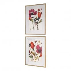 Uttermost Vivid Arrangement Floral Prints, S/2 Accessories