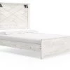 Signature Design By Ashley® Gerridan - Panel Bed With Sconces Beds