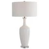 Uttermost Strauss White Ceramic Table Lamp Accessories