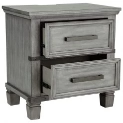 Signature Design By Ashley® Russelyn - Gray - Two Drawer Night Stand