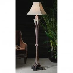 Accessories Uttermost Slate Metal Floor Lamp