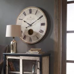 Accessories Uttermost Harrison Gray 30" Clock