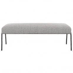 Uttermost Jacobsen Modern Gray Bench Benches