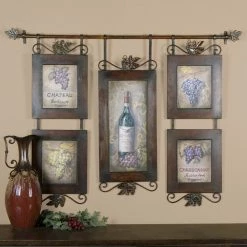 Uttermost Hanging Wine Framed Art