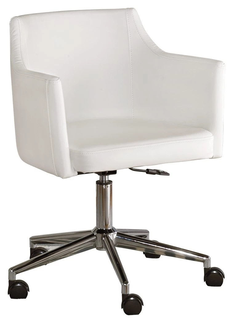 Ashley Furniture Chairs Baraga - White - Home Office Swivel Desk Chair 3 Ashley Furniture Chairs Baraga - White - Home Office Swivel Desk Chair