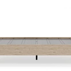 Signature Design By Ashley® Oliah - Natural - Queen Panel Platform Bed