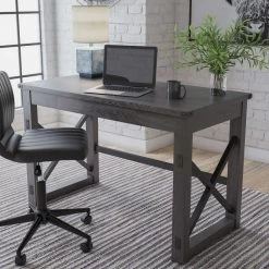 Ashley Furniture Freedan - Grayish Brown - Home Office Desk