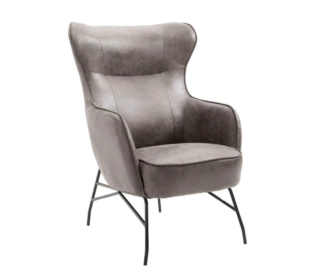 Emerald Home Chairs Franky Accent Chair, Charcoal 3 Emerald Home Chairs Franky Accent Chair, Charcoal