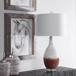 Uttermost Durango Rust White Table Lamp 15 Uttermost Durango Rust White Table Lamp