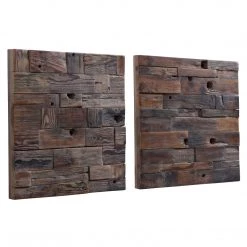 Uttermost Astern Wood Wall Decor, S/2 Accessories