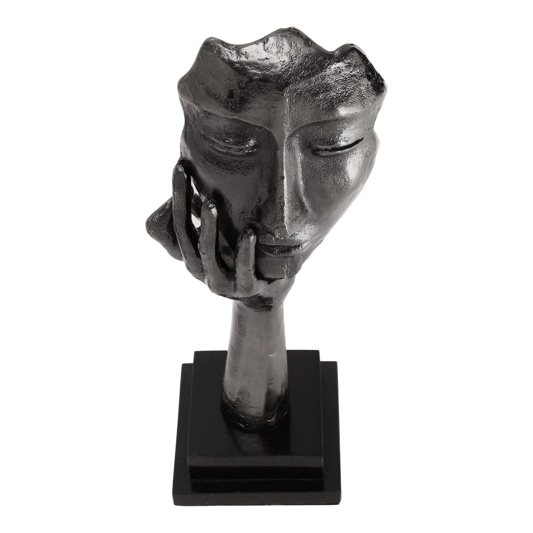 Moe's Home Collection Table Decor Ponder Sculpture Black 4 Moe's Home Collection Table Decor Ponder Sculpture Black
