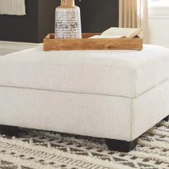 Ashley Furniture Cambri - Snow - Ottoman With Storage Ottomans