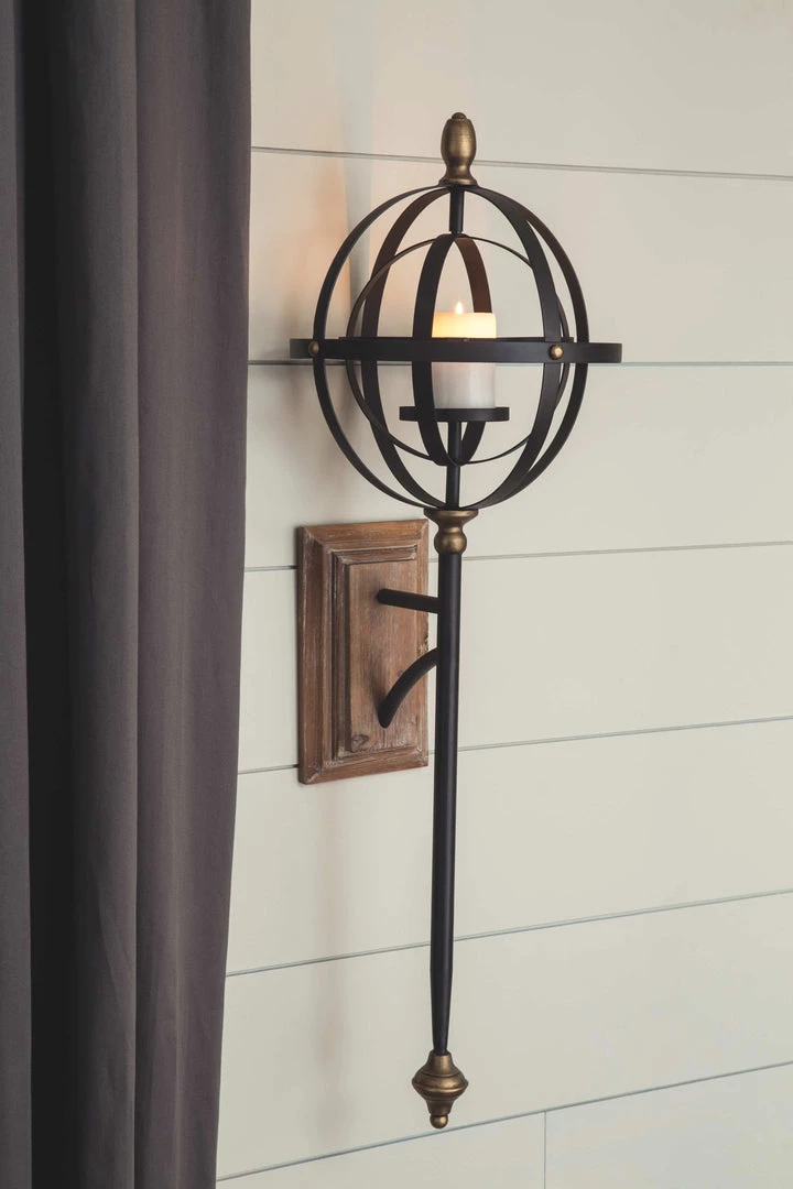 Ashley Furniture Dina - Black/gold Finish - Wall Sconce 5 Ashley Furniture Dina - Black/gold Finish - Wall Sconce