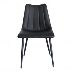 Moe's Home Collection Alibi Dining Chair Matte Black-m2 Chairs