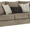 Ashley Furniture Sofas Olin - Chocolate - Queen Sofa Sleeper