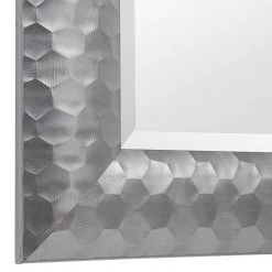 Uttermost Caldera Textured Gray Mirror