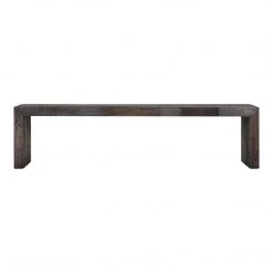 Moe's Home Collection Vintage Bench Large Grey