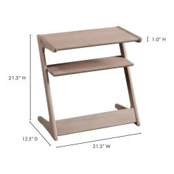 Moe's Home Collection Sakai Accent Table White Oak Tables