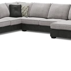 Signature Design By Ashley® BilLeft Arm Facing Corner Chaise, Armless Loveseat, Right Arm Facing Sofa With Corner Wedge Sectional