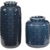 Ashley Furniture Marenda - Navy Blue - Vase Set (2/cn)