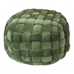 Moe's Home Collection Jazzy Pouf Chartreuse