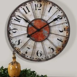 Accessories Uttermost Ellsworth 29" Wall Clock 7 Accessories Uttermost Ellsworth 29