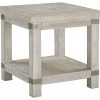 Ashley Furniture Carynhurst - White Wash Gray - Rectangular End Table Tables 1 Ashley Furniture Carynhurst - White Wash Gray - Rectangular End Table Tables