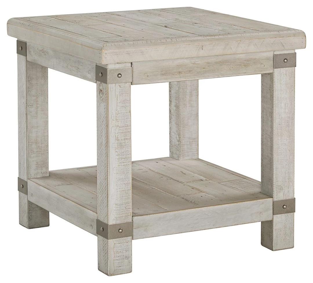 Ashley Furniture Carynhurst - White Wash Gray - Rectangular End Table Tables 3 Ashley Furniture Carynhurst - White Wash Gray - Rectangular End Table Tables