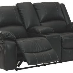 Ashley Furniture Calderwell - Black - Dbl Rec Loveseat W/console 17 Ashley Furniture Calderwell - Black - Dbl Rec Loveseat W/console
