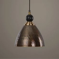 Accessories Uttermost Adastra 1 Light Antique Brass Pendant