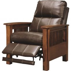 Ashley Furniture Cowlitz - Chocolate - High Leg Recliner