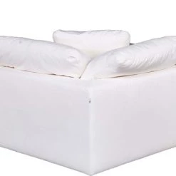 Moe's Home Collection Clay Modular Sectional Livesmart Fabric White